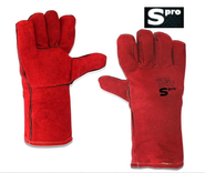 GUANTE  ROJO SOLDADOR 14"