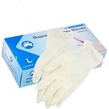 GUANTES DESCARTABLES DE LATEX CAJA x 100 UNID